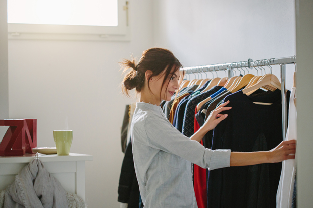 Fashion experts recommend buying garments made from natural fabrics such as wool and linen, as these will last longer. Photo / Getty